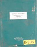 Logan-Logan Electri-Matic 450, Turret Lathe Install Electricals and parts Manual-450-Electri-Matic-01